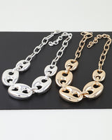 Polished Mariner Statement Necklace