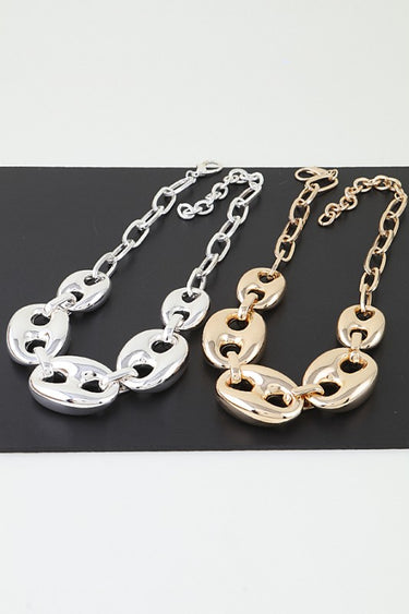 Polished Mariner Statement Necklace