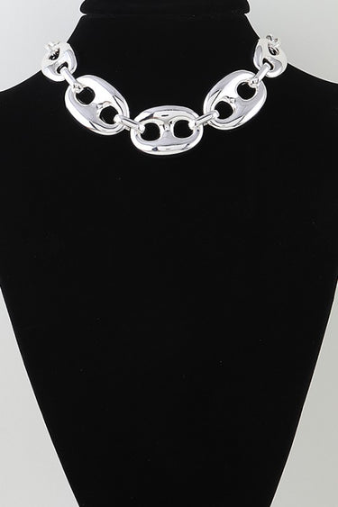 Polished Mariner Statement Necklace