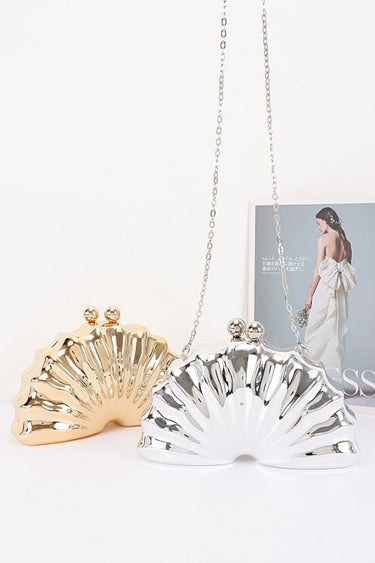 Seashell Statement Clutch