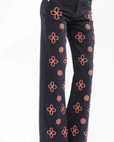 Pearl Bloom Cutout Jeans - Off White | Women's Jeans