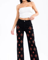 Pearl Bloom Cutout Jeans - Off White | Women's Jeans