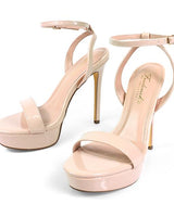 Luxury Cupid Heels Nude