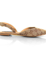 Ruchel Slingback Flat Monogram