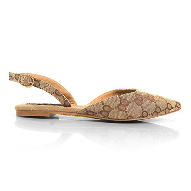 Ruchel Slingback Flat Monogram