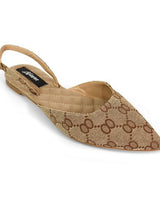 Ruchel Slingback Flat Monogram