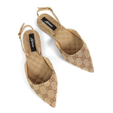 Ruchel Slingback Flat Monogram