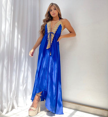 Private Oasis Maxi Dress (Royal Blue) | Women's Maxi Dress