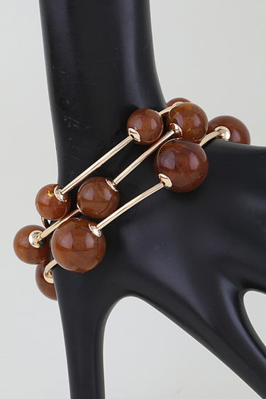 Eclipse Trio bracelet-Black/Gold-