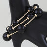 Eclipse Trio bracelet-Black/Gold-
