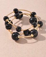Eclipse Trio bracelet-Black/Gold-