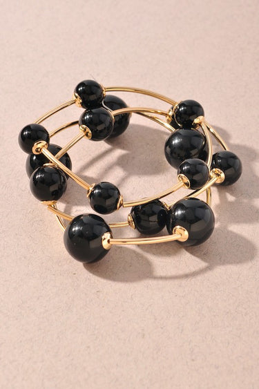 Eclipse Trio bracelet-Black/Gold-
