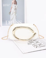 Luxe Metal Handle Case Clutch - Black | Women's