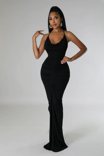 Private Event Maxi Dress (Black)