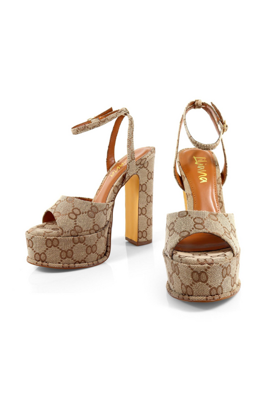 Platform Josy 6 Chunky Heels (Monogram)