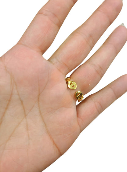 Golden Gold Chain Link Ring