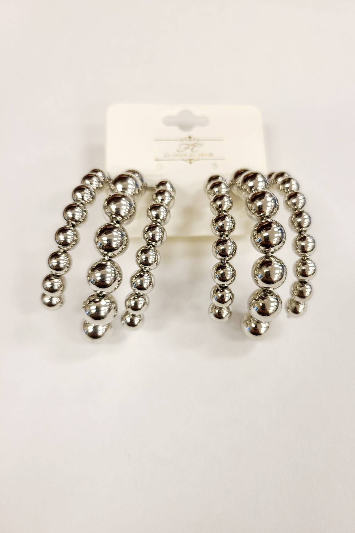 Silver Esphere Hoops (Silver)