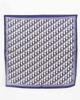 Signature Print Luxe Bandana - Navy