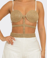 Coastal Goddess Wide-Leg Jumpsuit - Ivory