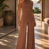 Sculpted Escape Halter Jumpsuit- Coco