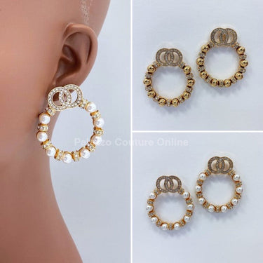 All about Pearls Earrings - Palazzo Couture Online