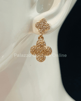 Alma Rose Earrings (Gold) - Palazzo Couture Online