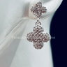Alma Rose Earrings (Silver) - Palazzo Couture Online