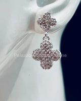 Alma Rose Earrings (Silver) for women - fashion jewelry by Palazzo Couture