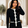 Barichara Frog-Button Knit Cardigan | Palazzo Couture