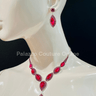 Amatista Drops Necklace Set - Palazzo Couture Online