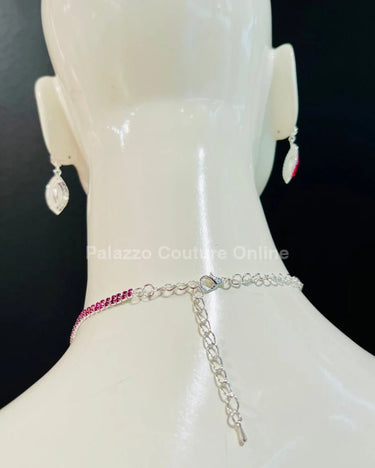Amatista Drops Necklace Set - stylish accessory for every outfit