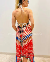 American Dream Maxi Dress close up detail of elegant design and fabric
