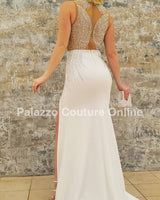 Angel Dreams Maxi Dress (White) - Palazzo Couture Online