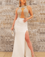 Angel Dreams Maxi Dress (White) - Palazzo Couture Online
