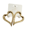 Angle in Heart Pearl Earrings (Gold) - Palazzo Couture Online