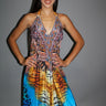 Animal Sea Mini  Dress front view showing mini dress silhouette