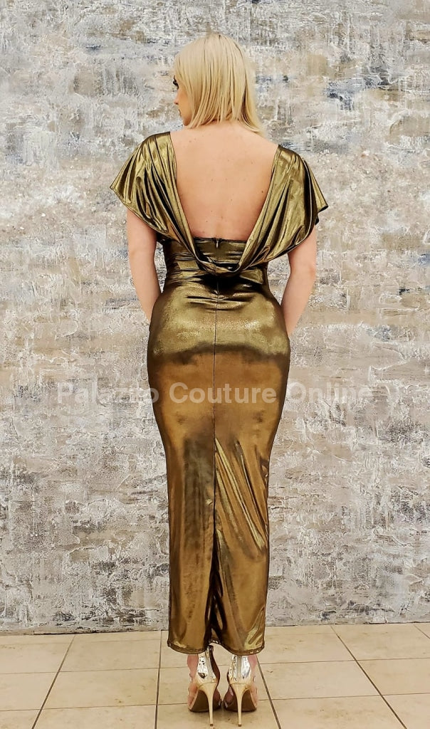 Armenia Maxi Dress (Gold)