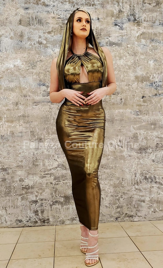 Armenia Maxi Dress (Gold)