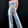 Athleisure Fusion Jeans (White) front view showing jeans fit and silhouette