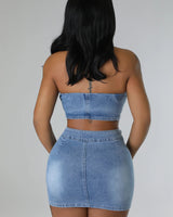 Attention Over Here Skirt Set - Palazzo Couture Online