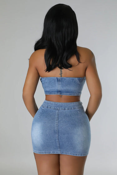 Attention Over Here Skirt Set - Palazzo Couture Online