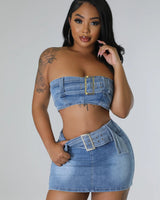 Attention Over Here Skirt Set - Palazzo Couture Online