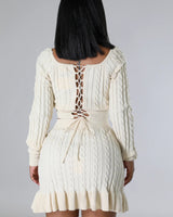 Attract Me Knitted Skirt Set - Palazzo Couture Online