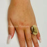 Aurora Radiance – Gold Statement Ring for women - fashion jewelry by Palazzo Couture
