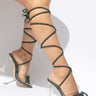 Ball Night High Heels (Green) - Palazzo Couture Online