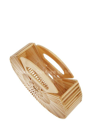 Bamboo Ark Hand Round Clutch Bag