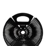 Bamboo Ark Hand Round Clutch (Black) for women - bag by Palazzo Couture