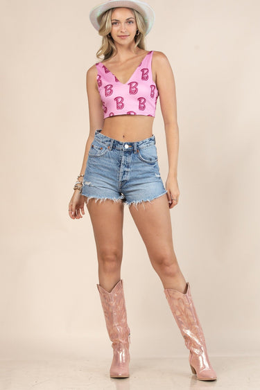 Barbie Crop Top - Palazzo Couture Online