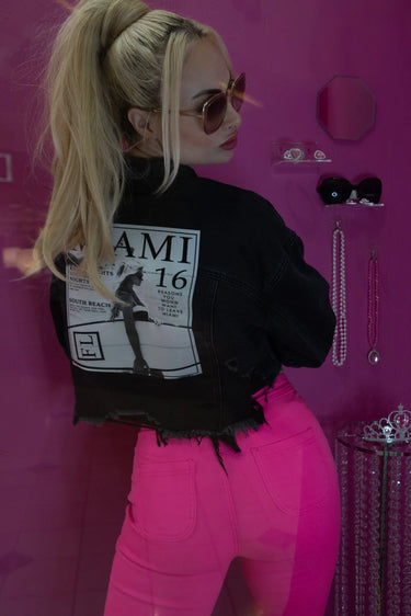 Barbie Skinny Pants – High Waist Fuchsia Skinny Pants - view 3