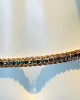 Bary Twisted Chain Belt (Green) - Palazzo Couture Online